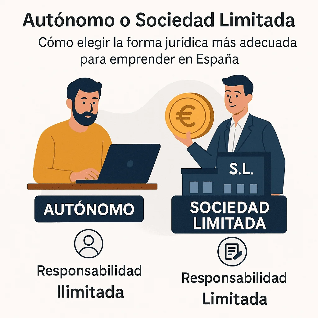 Self-Employed or Limited Company: How to Choose the Most Suitable Legal Form to Start a Business in Spain