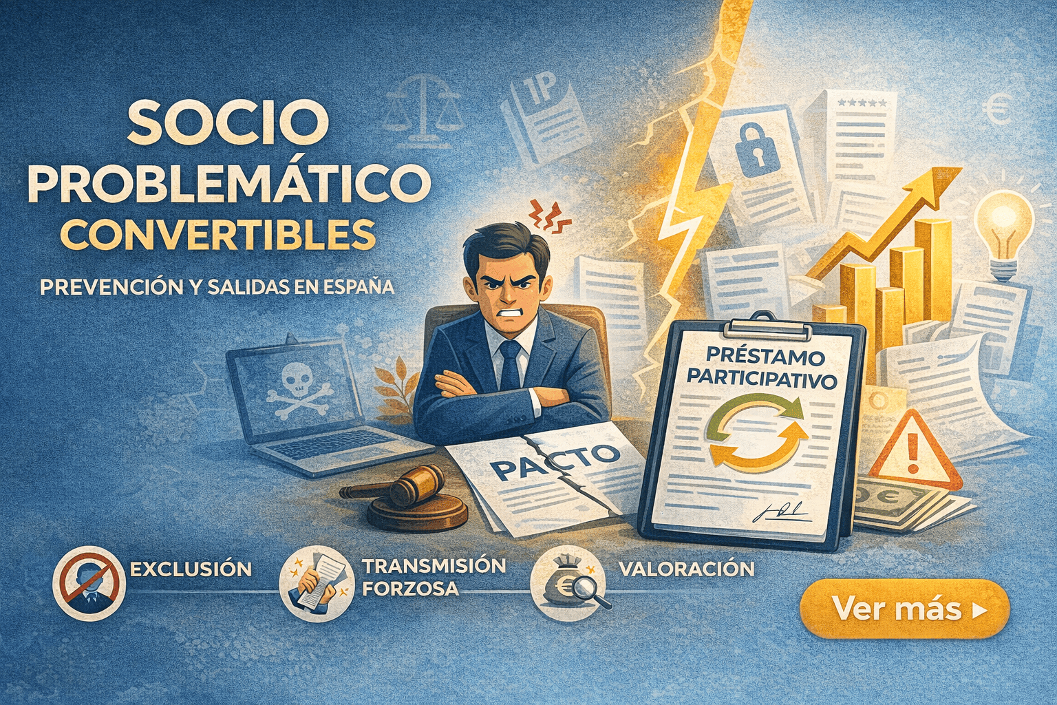 Problem shareholder in Spanish startups: prevention and exit routes (exclusion, forced transfer and valuation)