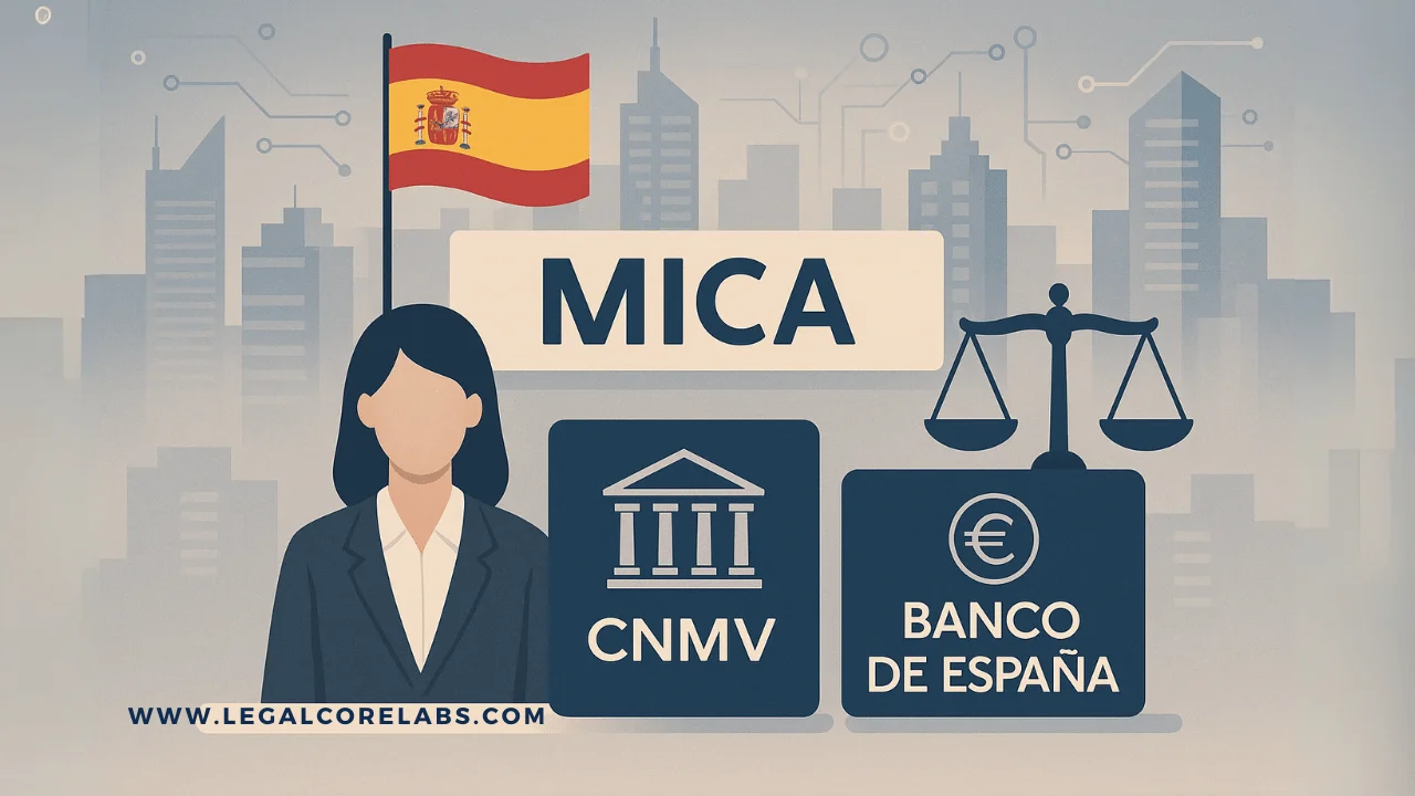 Competent Authorities in MICA: Functions, Sanctions, and Supervision in Spain