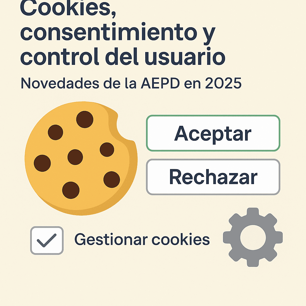 Cookies, consent and user control: AEPD updates in 2025