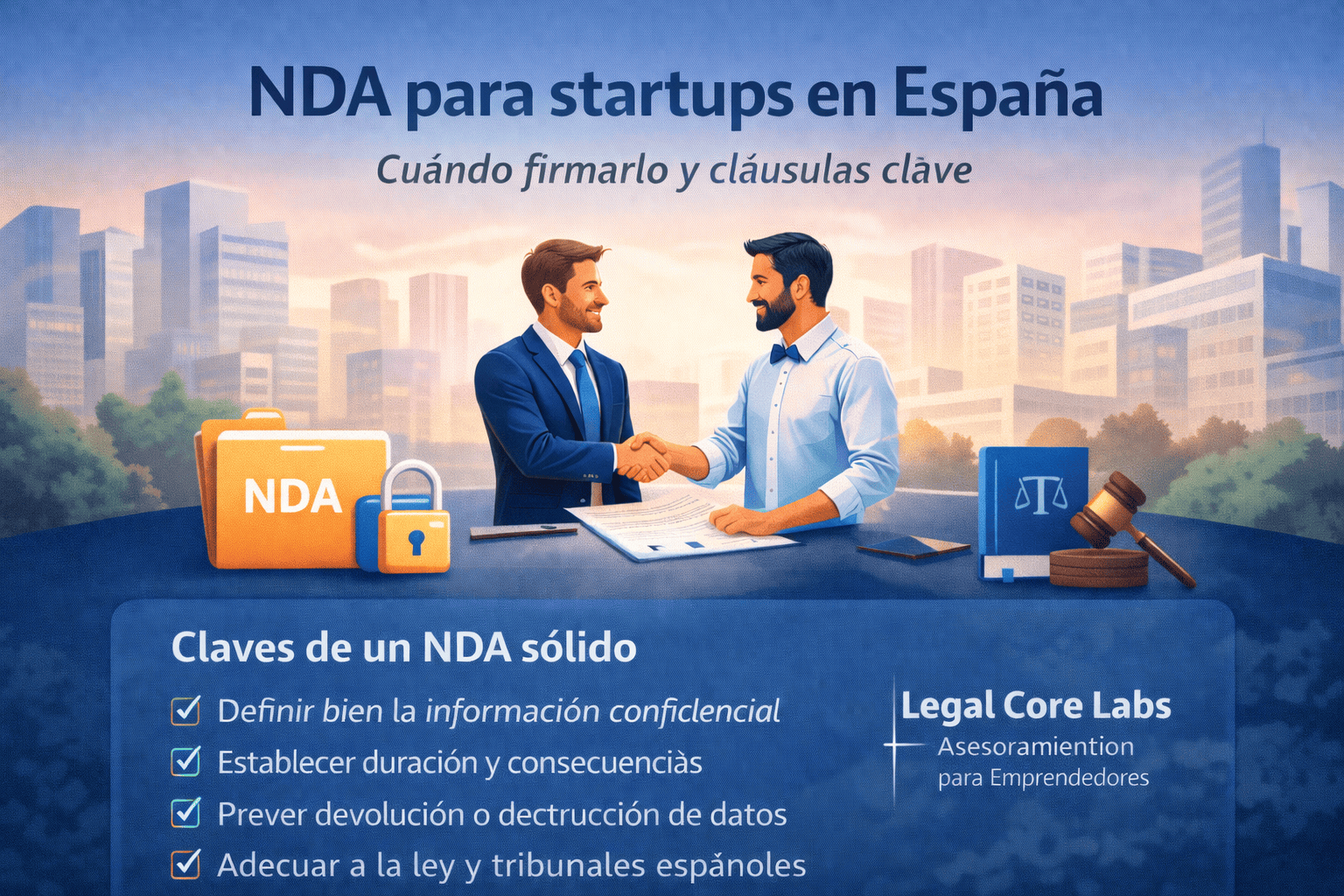 NDAs for startups in Spain: when to sign them and key confidentiality clauses